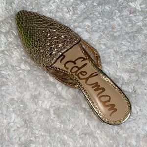 Sam edelman gold leather Clara